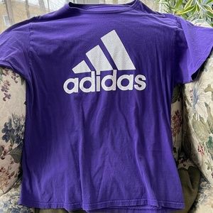 Mens XL Adidas Purple T-shirt